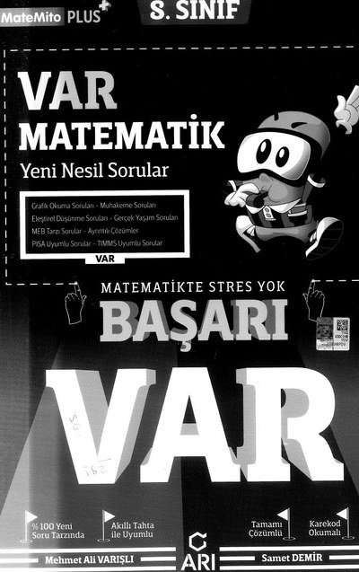 VAR MATEMATİK BAŞARI VAR ARI YAYINCILIK Zeta Fotokopi YKS DGS