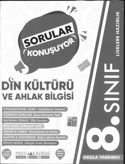 SORULAR KONUŞUYOR DİN KÜLTÜRÜ VE AHLAK BİLGİSİ PRUVA AKADEMİ Zeta