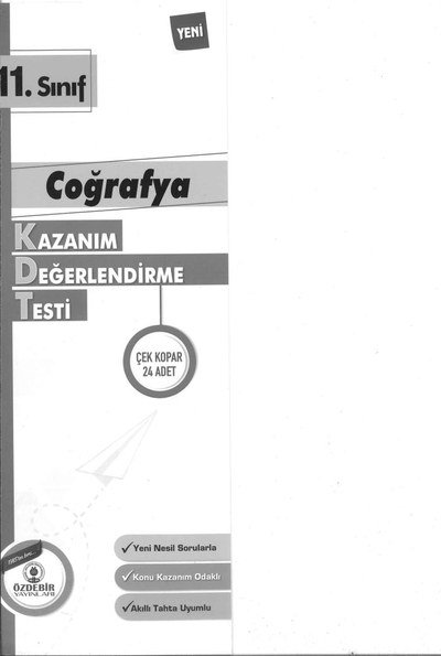 COĞRAFYA KAZANIM DEĞERLENDİRME TESTİ ÖZDEBİR YAYINLARI Zeta