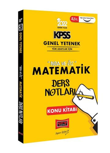 Kpss Lisans Genel Yetenek Matematik K Sa Ve Z Ders Notlar Yargi