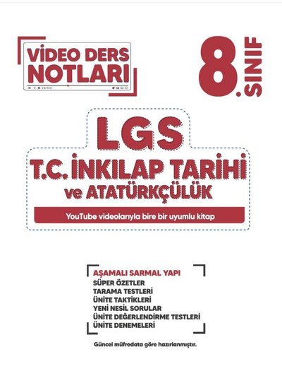 LGS T.C. İNKILAP TARİHİ VE ATATÜRKÇÜLÜK VİDEO DERS NOTLARI - BENİM ...