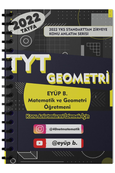 Eyüp B. 2022 TYT Geometri Video Ders Notları - EYÜP B. - Zeta Fotokopi ...